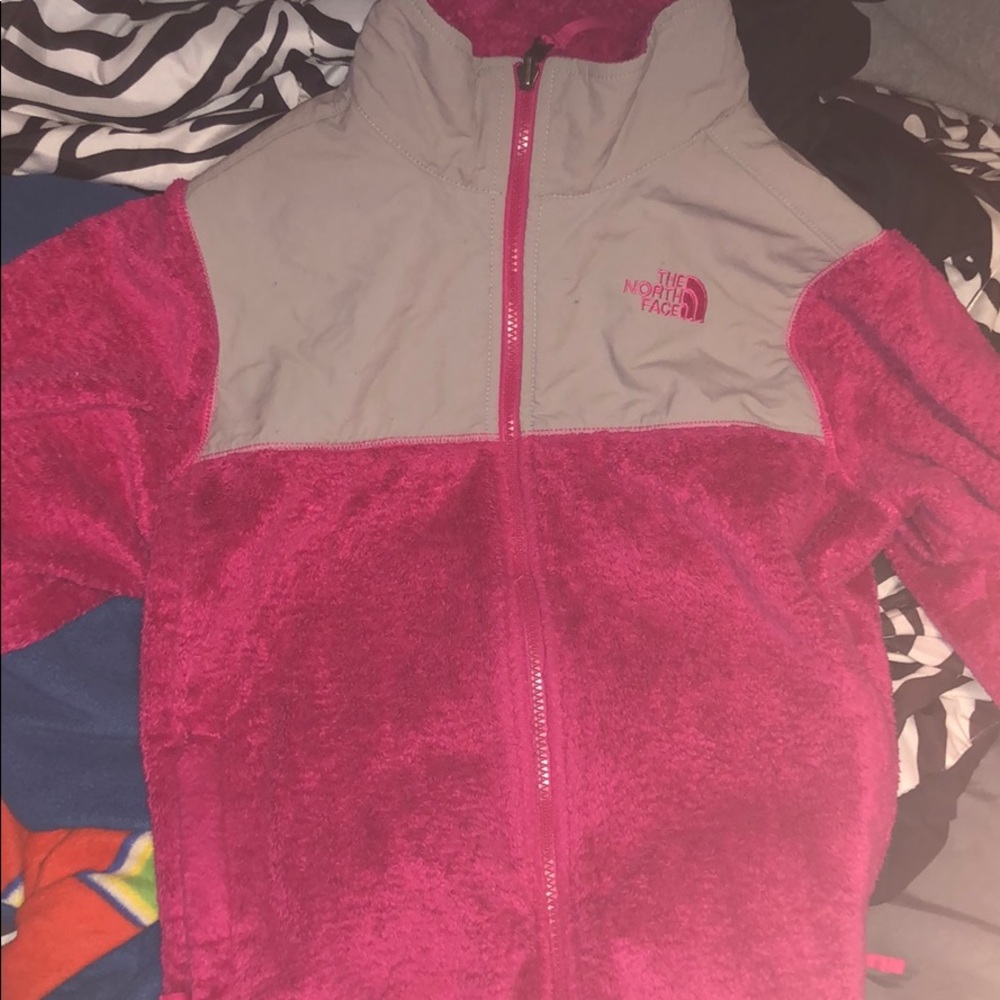 Pink North Face Fleece Jacket